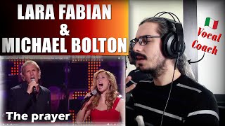 LARA FABIAN & MICHAEL BOLTON "The Prayer" // REACTION & ANALYSIS by Vocal Coach (ITA)