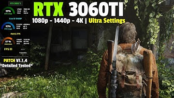 The Last of Us Part 1 Patch V1.1.4 : RTX 3060TI - 1080p 1440p 4K - Ultra Settings + DLSS & FSR3.1
