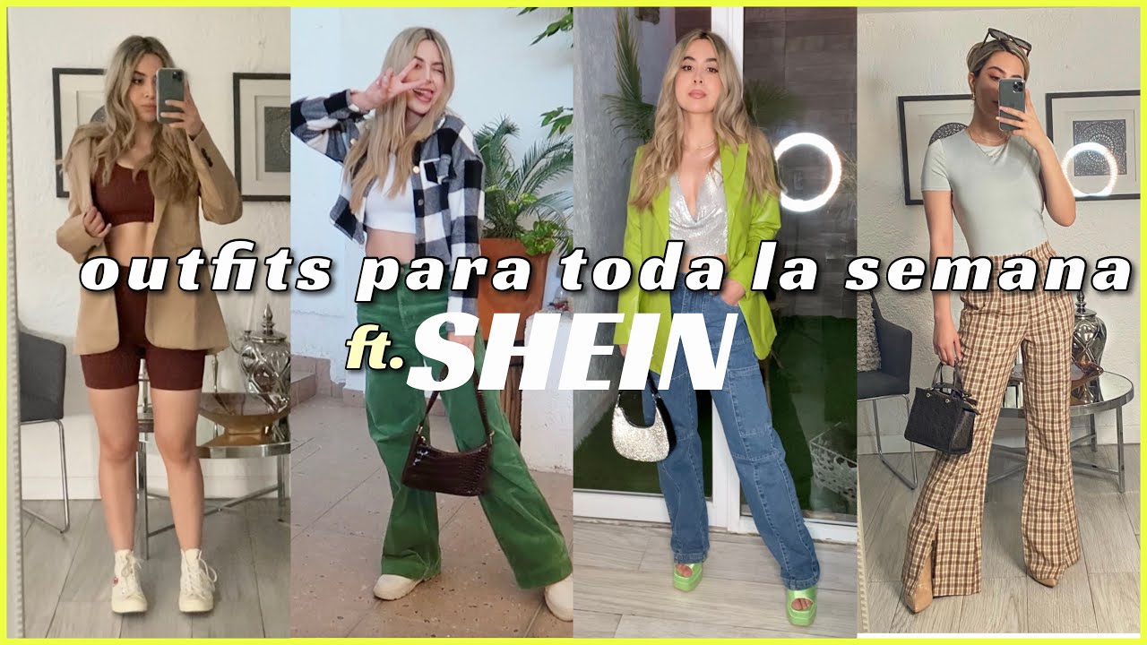 UNA SEMANA USANDO SOLO ROPA DE SHEIN - YouTube