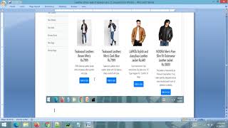 Project Report - Leather World E commerce Project || Django