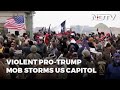 Pro-Trump Mob Storms US Capitol, Clashes With Police, 1 Dead