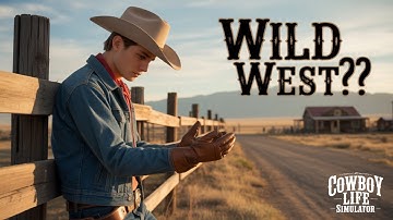 I WOKE UP IN THE WILD WEST?! l Cowboy Life Simulator