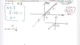 FYK S3S2 Online Lesson 6 (part 4) - 20.7 Locus of a complex number - Half-Line / Half-Ray