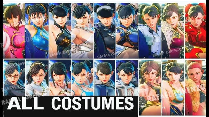 SFV:CE 👗 Cammy all official costumes 👗 