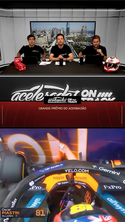 A BATIDA DO PIASTRI NO GP DO AZERBAIJÃO 😳 #Shorts