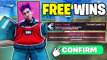 the *NEW* Hercules Power + MAX Dash = FREE WINS (Ink Game Roblox)