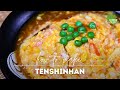 Tenshinhan recipe japanese crab omelette on rice