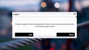 Weuthering Waves - Failed To Apply Remote Configuration -  Please Check Your Internet Connection
