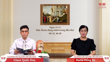 AI LÀ MẸ TÔI? AI LÀ ANH EM TÔI? - Đức Maria dâng mình trong đền thờ (Mt 12, 46-50)