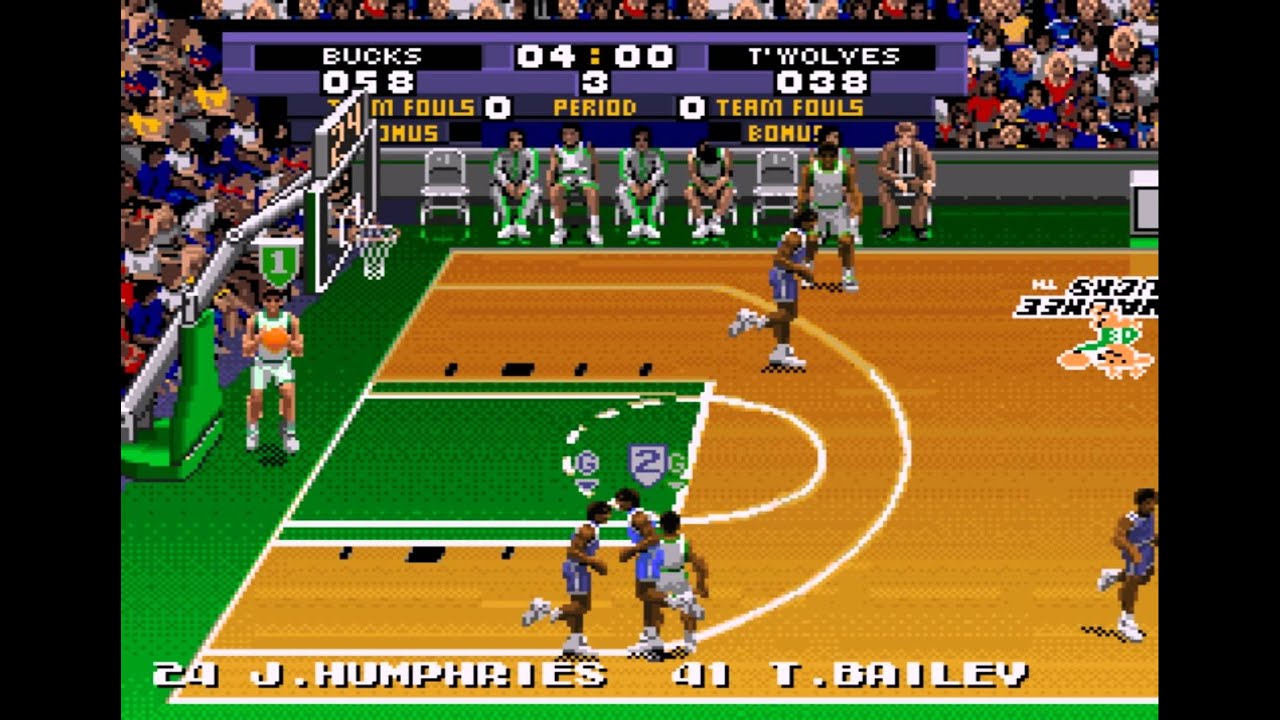 Tecmo Super NBA Basketball (SNES / Super Nintendo)