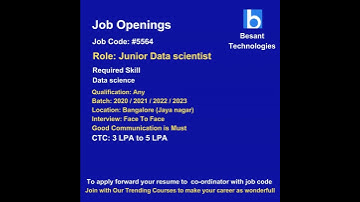 Data science job openings🔥.  #shorts #placements #datascience #datascientist #jobopening #itjobs