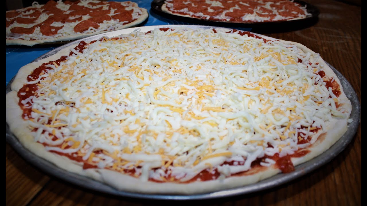 Cheese Pizza Recipe. Cheesy and yummmmy! Part 1 of 2 - YouTube