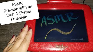 ASMR• Soft-spoken• Drawing & Writing with an Etch A Sketch Freestyle screenshot 5