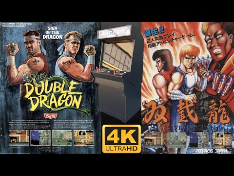 Double Dragon 1987 Arcade MAME  Full game walkthrough 