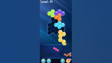 BLOCK! Hexa Puzzle! Semi-pro Level 71 (Rotate) - Lösung Solution Walkthrough
