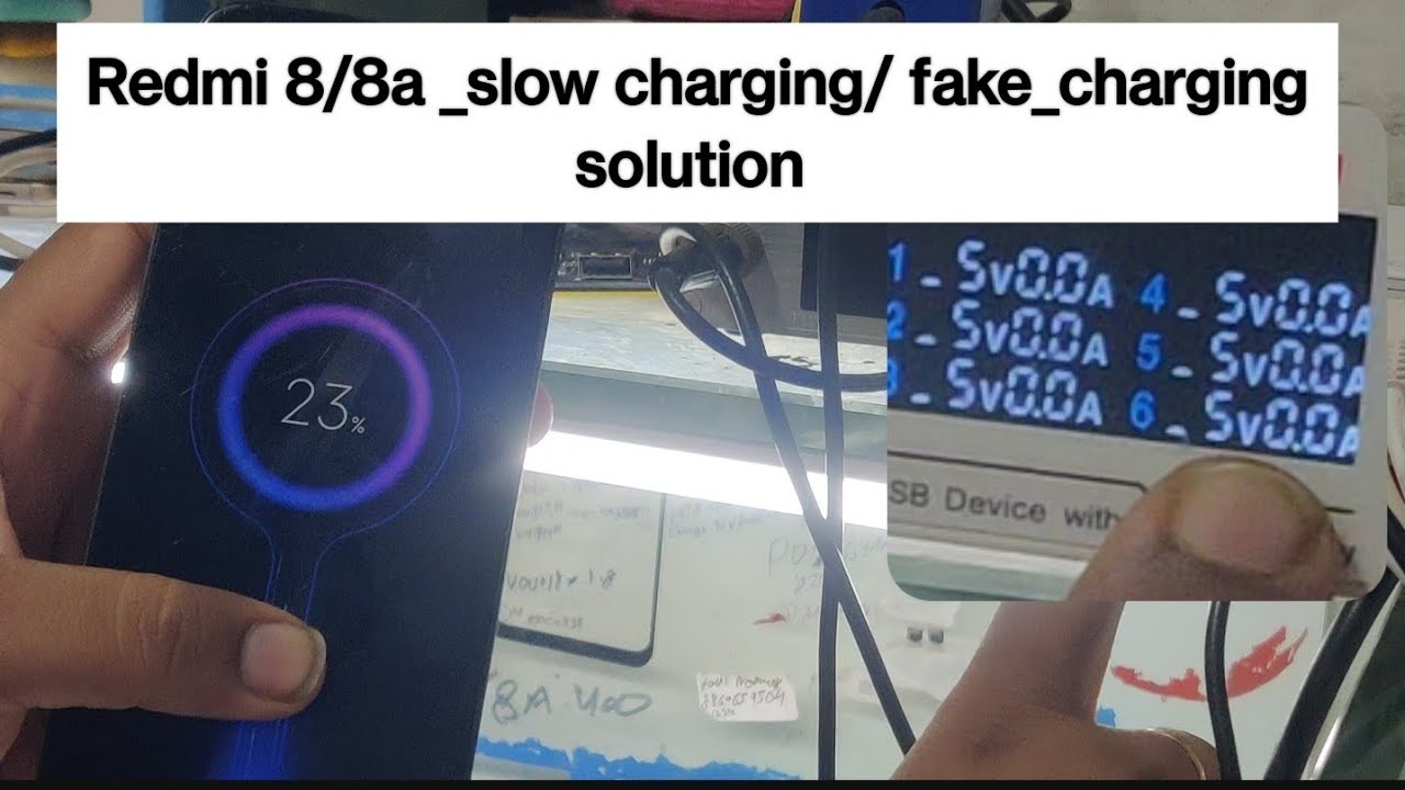 Redmi 8\/8a slow_charging\/ fake_charging #solution || #redmi #redmi8a # ...