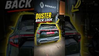 The rear look of the Renault Duster showcases a perfect blend of rugged design and modern styling