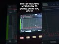 Day 1 of teaching myself how to sample on the mpc key 37 #mpckey37 #mpc #boombap #samplechops