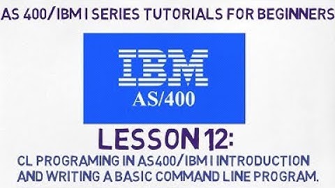 As400 tutorial for Beginners | #12 | CL programming on AS400/ and writing your first code in CL.