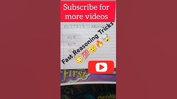 Reasoning tricks | Maths | #education #shorts #maths #sscreasoning #motivation #tricks #ssc #yt