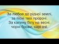 Пісня про Кобзаря мінус зі словами