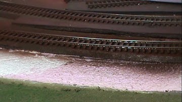 Quickly weather model train track fast and easy