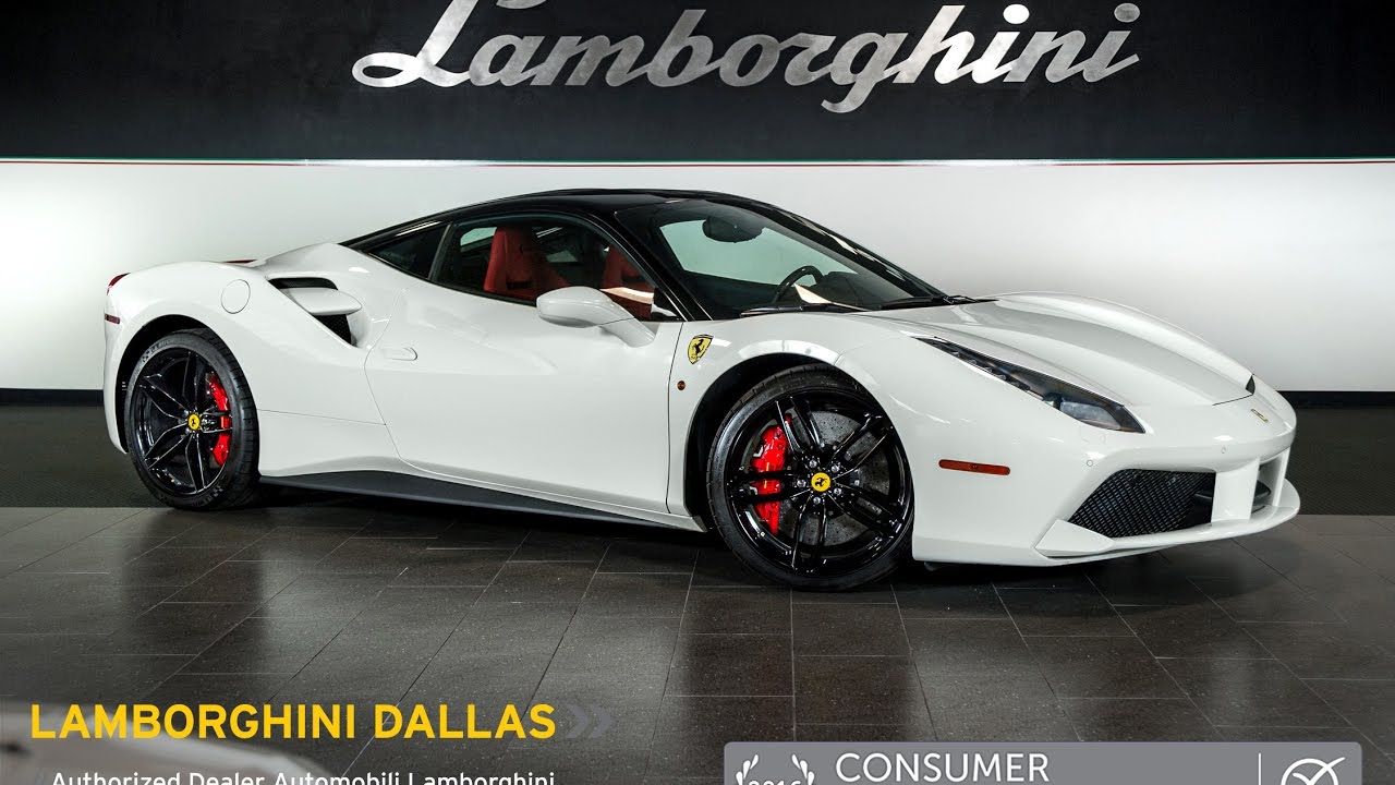 2016 Ferrari 488 Gtb Bianco Avus Lt0997