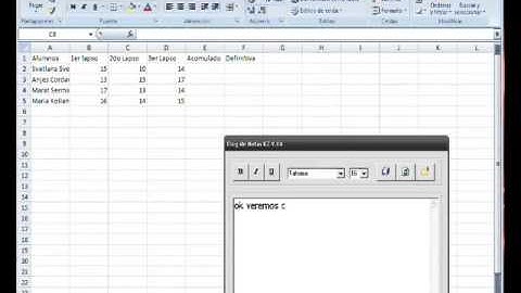 Como crear tablas con Microsoft Excel 2007   Video 1 Anjes Cordano