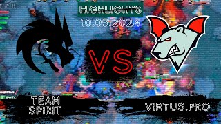🟥ВСТРЕТИЛИСЬ В ПЕРВЫЙ ЖЕ ДЕНЬ | Team Spirit vs Virtus.pro PGL Wallachia Season 1 | 10.05.2024