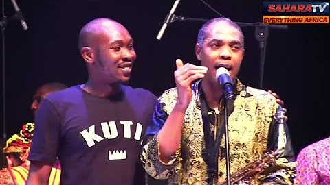 Seun And Femi Kuti's Joint Performance On Lagos Island