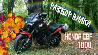 РАЗБОР ВИЛКИ HONDA CBF 1000 #1 / YURIK