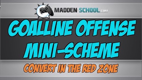 Madden 15 Goal Line Mini Scheme