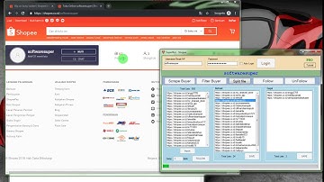 SuperBot  - Shopee | Scrape Data | Auto Follow | Auto Unfollow | Filter data