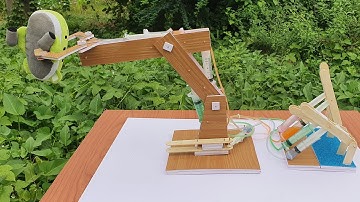 Làm cánh tay robot thủy lực bằng tấm Foam