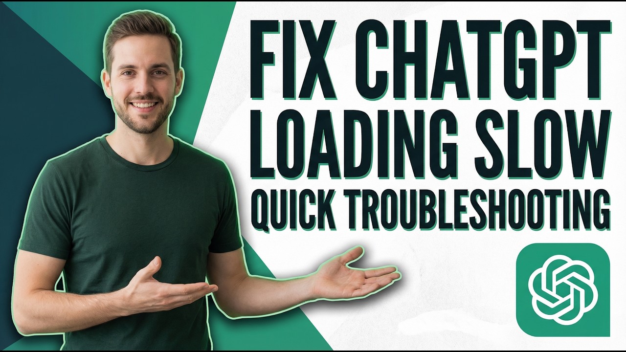 How To Fix ChatGPT Loading Slow (Quick Troubleshooting Guide) - YouTube