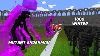 1000 winther skeleton vs mutant enderman!