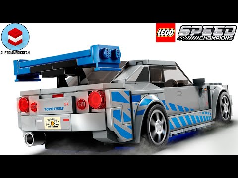 LEGO Speed Champions 76917 2 Fast 2 Furious Nissan Skyline GT-R (R34) - LEGO Speed Build Review