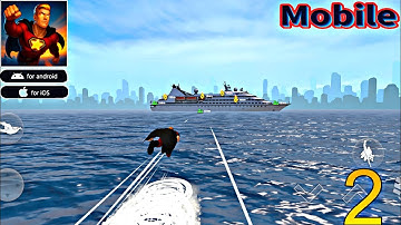 Flying Fuser Rope Fighter Hero Gameplay Walkthrough  (Part 2) | iOS / Android