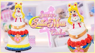 Moon Power! Make Up! Super SAILOR MOON Cake Tutorial!