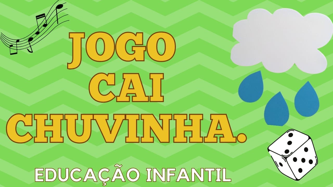 Jogo cai chuvinha. Educação infantil. Semana da água. - YouTube