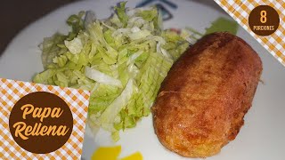 PAPA RELLENA de pollo o carne FÁCIL Y DELICIOSA | Recetas Copy