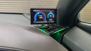 Table For Laser Speed Detector Of C-Hr Full Colorrainbow Custom On The Car