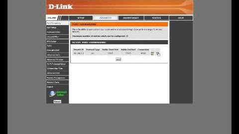 How to Portforward D-Link