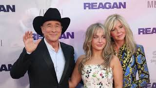 Celebrity Clint Black, Lily Pearl Black & Lisa Hartman Black - premiere of 'Reagan' Net Worth