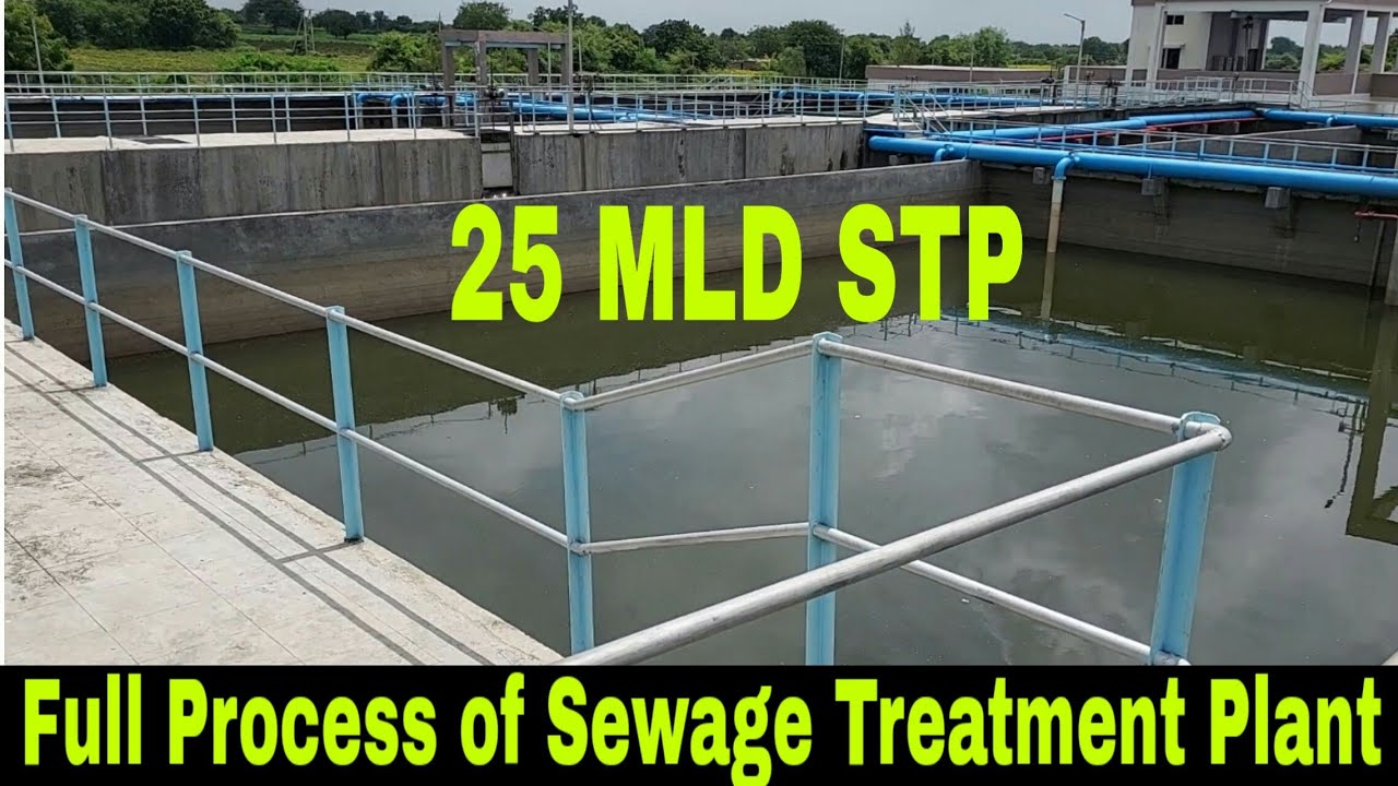 25 MLD Sewage Treatment Plant Full Process Of STP Primary Unit 