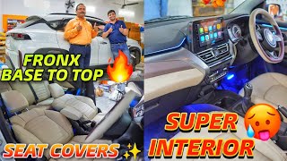 #Fronx2023 की Best Interior Modification Frx बनी Mercedes S😃Class जैसी🔥|Base To Top नहीं Fully Cs
