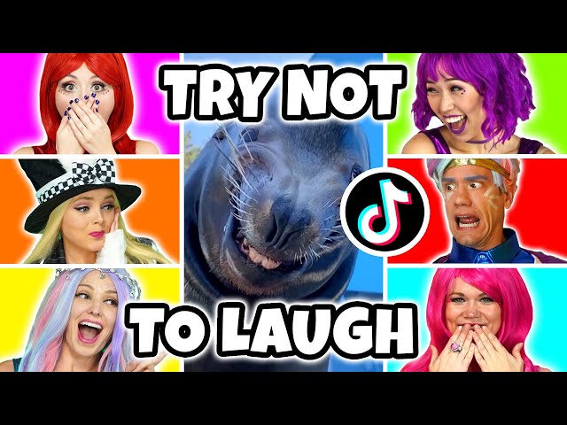 SUPER POPS TRY NOT TO LAUGH TIK TOK CHALLENGE. Totally TV Originals class=