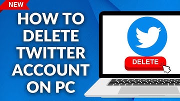 How to Delete twitter account on pc laptop (2024)