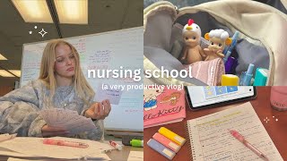 Productive Uni Vlog - How I Study To Get Good Grades Prep For Exams
