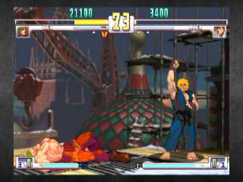 SF3 Third Strike ranked match with Ken 3 win (REVE...
